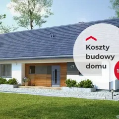 Nowoczesny dom z drewnianymi elementami, 120 m². Sprawdź, ile kosztuje budowa domu drewnianego 100m2.