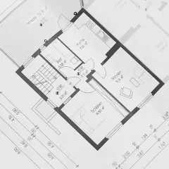 Plan architektoniczny domu z podziałem na pomieszczenia: kuchnia, łazienka, sypialnia, salon. Czy budynek rekreacji indywidualnej jest budynkiem mieszkalnym?